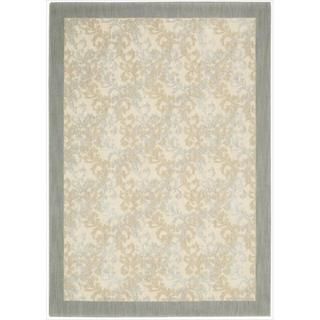 Barclay Butera Hinsdale Dove Rug (3'6 x 5'6) by Nourison Barclay Butera 3x5   4x6 Rugs
