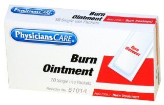 PhysiciansCare Burn Cream Packets, Box of 10 Individually Wrapped (Pack of 5) Health & Personal Care