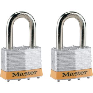 Master Lock 2-Pack of Keyed-Alike Padlocks — Model# 5TPF  Pad Locks