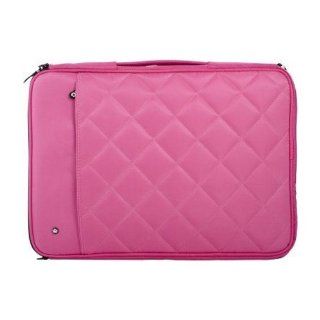 PKG 16 Inch STUFF Sleeve (Quilted Nylon/Pink) Computers & Accessories
