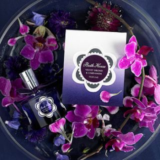 velvet orchid and cardamom perfume by bath house