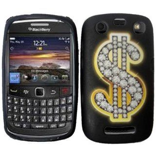 BlackBerry Curve 9350 / 9360 / 9370 TPU GEL SKIN CASE COVER Money Sign + with Free Gift Aplus Pouch Cell Phones & Accessories