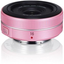 Samsung NX 16mm f/2.4 Ultra Wide Pancake Camera Lens   Pink
