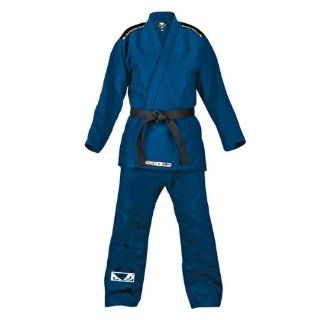 Bad Boy Adult Standard Brazilian Jiu Jitsu Gi   BJJ Kimono Single Weave   Blue  Martial Arts Uniforms  Sports & Outdoors