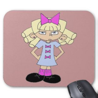 Grumpy Girl Mousemats