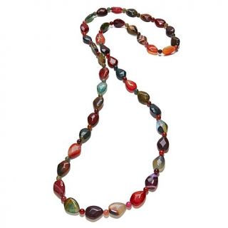 Jay King Multicolored Agate 40" Necklace