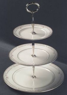 Lenox China Bellaire (Newer) 3 Tiered Serving Tray (DP, SP, BB), Fine China Dinn