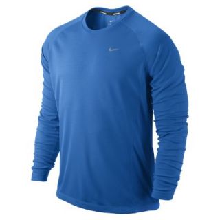 Nike Miler Mens Running Shirt   Photo Blue