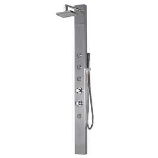 Ariel Bath Stainless Steel 70 Thermostatic Shower Panel   A302