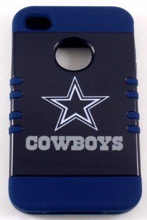Dallas Cowboys iPhone 4 Rocker Series Faceplate Case Cover Snap On Cell Phones & Accessories