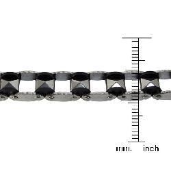 Stainless Steel Faceted Link Bracelet Men's Bracelets