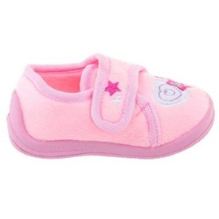 Peach Heart Velcro Slippers for Toddler Girls XL/11 12 Shoes