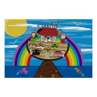 Noah's Ark Biblical Poster