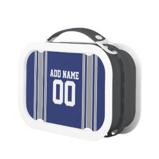 Team Jersey with Custom Name and Number Lunch Box