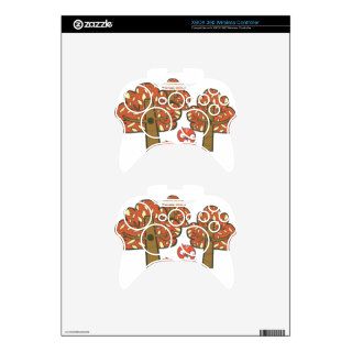 Red Squirrel Xbox 360 Controller Decal