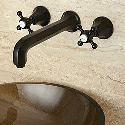 Metropolitan Oil Rubbed Bronze Wall Mount Vessel Sink Bathroom Faucet