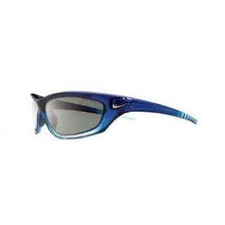 Nike Overpass Sunglasses, EV0251 404, French Blue Faded Crystal Frame/ Gray Lenses Clothing