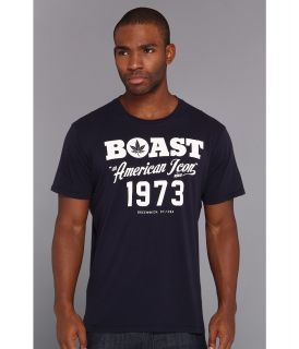 Boast American Icon T Shirt Mens T Shirt (Navy)