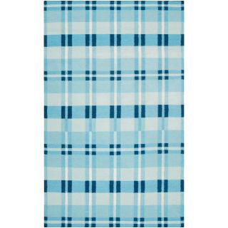 Country Living Handwoven Blue High Kite Wool Area Rug (36 X 56)