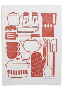 Now We're Cooking Print  Mod Retro Vintage Wall Decor