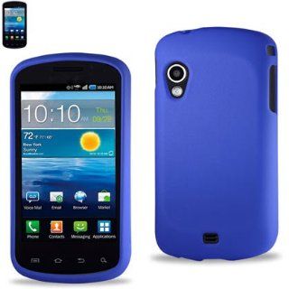 Samsung Stratosphere I405 Blue Hard Case Rubberized Feel Cell Phones & Accessories