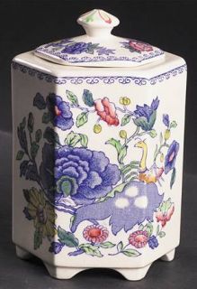 Masons Regency/Plantation Colonial  Ming Jar with Lid, Fine China Dinnerware  