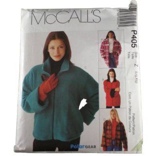 McCall's P405 Sewing Pattern Misses Lined Jacket in Two Lengths Size Z Lrg, Xlg