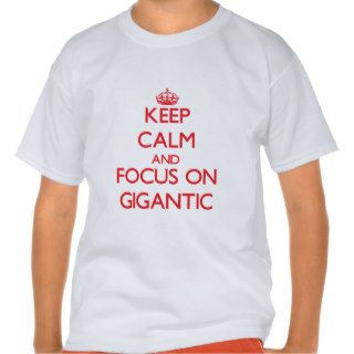 Keep Calm and focus on Gigantic Shirt