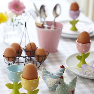 ceramic tulip egg cup by the contemporary home