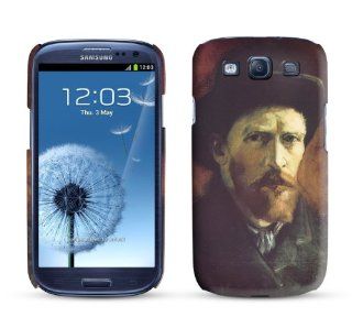 Samsung Galaxy S3 Case Self Portrait with Dark Felt Hat, Vincent Van Gogh, 1886 Cell Phone Cover Cell Phones & Accessories