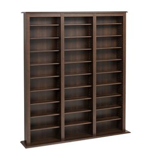 Prepac Everett Espresso Barrister Media Storage Cabinet Prepac Media/Bookshelves