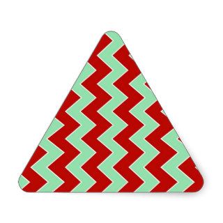 Christmas Zigzag Triangle Stickers
