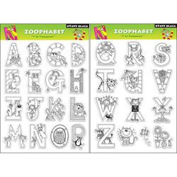 Penny Zoophabet Clear Stamp Sheet