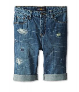 Lucky Brand Kids Rip n Repair Denim Short Boys Shorts (Blue)