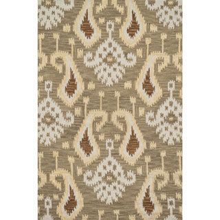 Hand tufted Montague Taupe Wool Rug (26 X 76)