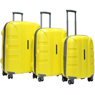 Calpak Rapture 3 piece Lightweight Polypropylene Hardside Spinner Luggage Set