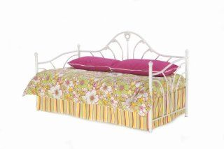 Shop Leggett & Platt Fashion Bed Group Emma Antique Day Bed Frame, Twin, White at the  Furniture Store