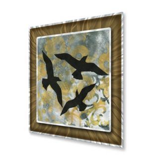 All My Walls Natures Whimsy III Metal Wall Hanging