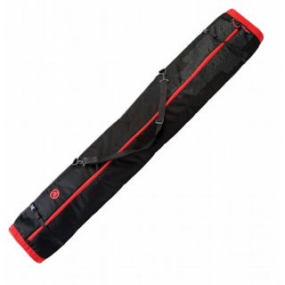 K2 Deluxe Double Ski Bag Black/Gray/Red 184