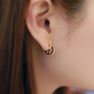 peace symbol stud earrings by norigeh