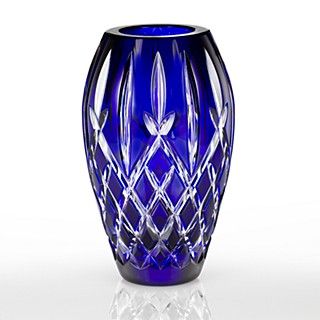 Waterford Crystal "Araglin Prestige" Vases, Cobalt's