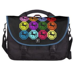 Pop Art Chinese Year of the Horse Commuter Bags