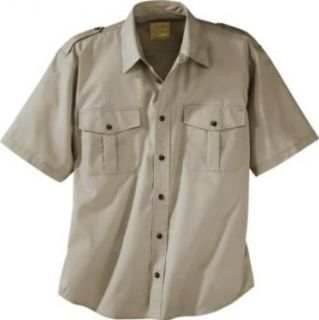 Men's SS 65/35 Poly/Cotton Safari Shirt   R at  Mens Clothing store Button Down Shirts
