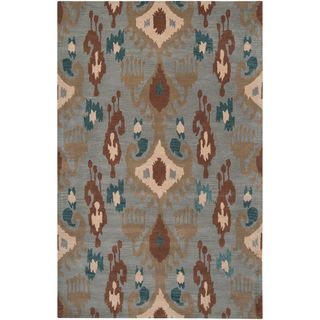 Hand tufted Goldthwaite Blue Wool Rug (2 X 3)