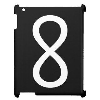 White Infinity Symbol Case For The iPad
