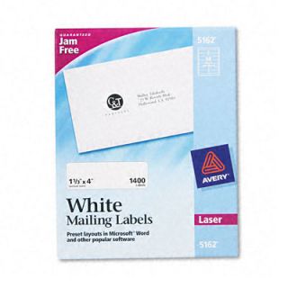 Avery 5162 White Mailing Labels