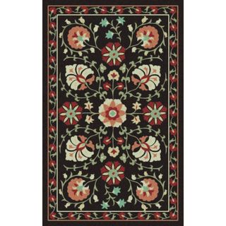 Asaka Anthracite/ Baked Clay Outdoor Rug (2 X 3)