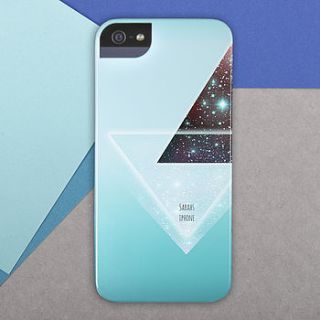 personalised geometric case for iphone by giant sparrows