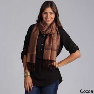 Saro Womens Jamawar Shawl