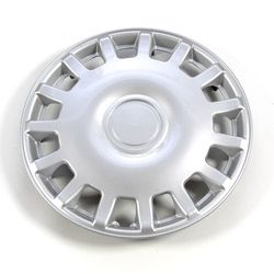Silver 15 inch Abs Plastic Hub Caps (set Of Four)